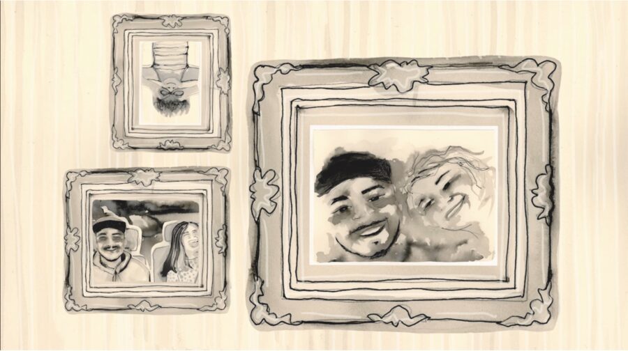 Illustrations of young people killed by fentanyl